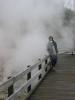 PICTURES/Yellowstone National Park - Day 2/t_Sharon at Beryl Springs.JPG